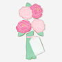 Personalised Hand Iced Vase Of Peonies Biscuit Gift, thumbnail 3 of 4