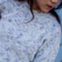 Blue Speckled Fleck Knit Jumper, thumbnail 3 of 9