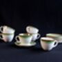 Mix And Match 12 Handmade Pottery Tea Cup Andsaucer Set, Porcelain Tableware Cup, thumbnail 4 of 12