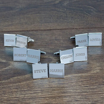 Personalised Wedding Party Cufflinks, 2 of 2