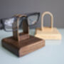 Luxury Walnut Glasses Stand Display Holder Personalised, thumbnail 2 of 7