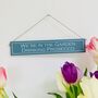 'Prosecco In The Garden' Hand Painted Wooden Sign, thumbnail 2 of 5