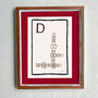 'D' For Dominoes Alphabet Limited Edition Print, thumbnail 1 of 5
