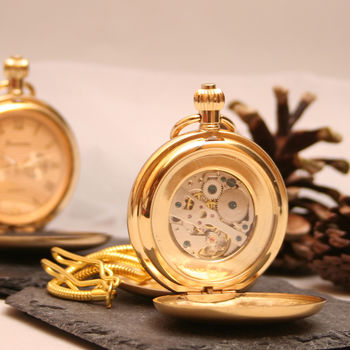 Engraved Copper Pocket Watch, 3 of 5