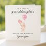 Personalised Bunny 2nd Birthday Card For Granddaughter, thumbnail 4 of 7