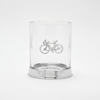 Personalised Cycling Icon Pewter Tumbler, 3 of 4