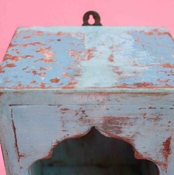 Indian Blue Arched Shelf, 3 of 12