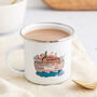 Personalised Children's Noah's Ark Themed Enamel Mug, thumbnail 1 of 3