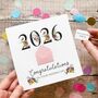 Personalised Wedding Card For Couples, Floral Married In 2026 Design, thumbnail 3 of 7