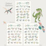 Childrens Dinosaur Alphabet Print, thumbnail 4 of 6
