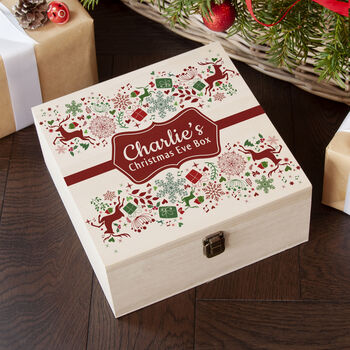 Personalised Traditional Medium Christmas Eve Box, 3 of 4