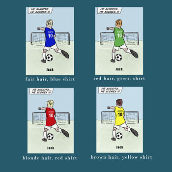 Personalised Football Print, 2 of 3