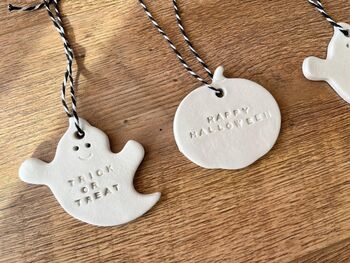 Personalised Clay Halloween Decoration, 4 of 4