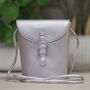 Small Cross Body Bag In Silver, thumbnail 3 of 3