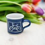 Handmade Bicycle Espresso Cup, thumbnail 1 of 3
