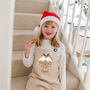 Personalised Kids Christmas Pudding Baking Apron, thumbnail 4 of 5