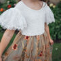 Ombre Enchanted Fall Butterfly Dress Chantilly Lace, thumbnail 6 of 10