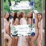 Blue Floral Hen Party Sign And Photobooth Frame, thumbnail 2 of 4