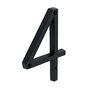 Brass Bee Premium House Numbers Black Finish Five Inch, thumbnail 6 of 11