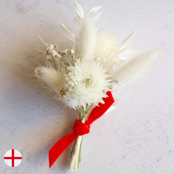 Six Nations Rugby Supporters Buttonhole In Team Colours, 7 of 12