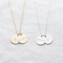 Personalised Name Disc Necklace, thumbnail 2 of 5