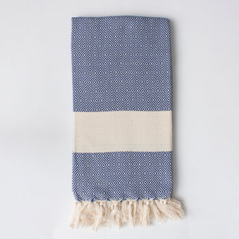 Nordic Handwoven Hammam Towel, 2 of 9