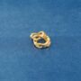 Gold Infinity Family 12 Mm Hoop Earrings, thumbnail 4 of 7