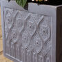 Siena Grey Embossed Planter, thumbnail 6 of 7