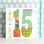 Sparkly 15th Birthday Card, thumbnail 4 of 5