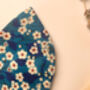 Women's Face Covering Blue Mitsi, thumbnail 3 of 4