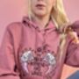 My Book Boyfriend Has Wings Embroidered Sweatshirt, thumbnail 4 of 4