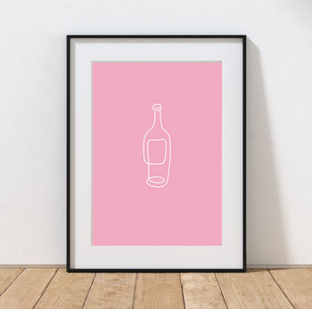 Personalised 'Wine Lovers' Wine Print, 9 of 11