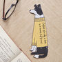 Border Collie Dog Bookmark Personalised Option, thumbnail 2 of 9