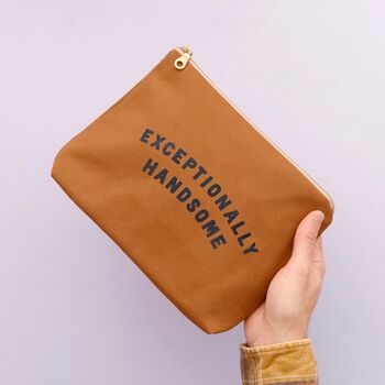 'Exceptionally Handsome' Wash Bag, 9 of 12