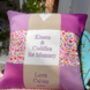 Kisses And Cuddles For Mummy Cushion, thumbnail 7 of 7