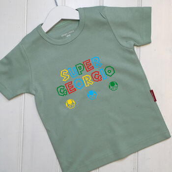 Personalised Super Gamer Child's T Shirt, 4 of 10