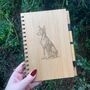 Personalised Pharaoh Hound Dog Engraved Notebook, thumbnail 4 of 5