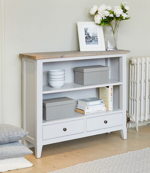 Ridley Grey Low Bookcase, 2 of 5