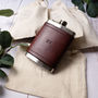 Classic Leather Flask 8oz, thumbnail 1 of 5
