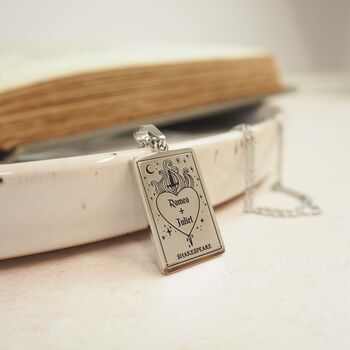 Romeo And Juliet Book Necklace, 3 of 7
