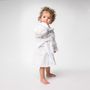 Personalised White And Blue Bathrobe With Bunny Ears, thumbnail 3 of 8