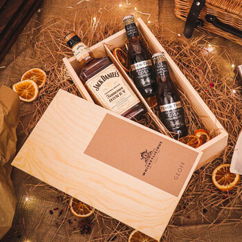 Personalised Jack Daniels Whiskey Gift Box, 2 of 5