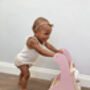 Personalised Wooden Pastel Pink Activity Walker Toy, thumbnail 3 of 10