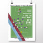 West Ham Bowen Last Minute Europa Winner Poster, thumbnail 2 of 7