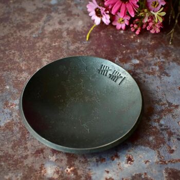 11th Anniversary Steel Dish Smooth Pressed Finish, 2 of 11