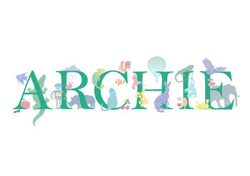 Personalised Name Print With A Choice Of Six Colours, 2 of 11