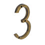 Brass Bee Premium House Numbers In Heritage Five Inch, thumbnail 4 of 10