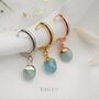 Aquamarine March Birthstone Earrings, thumbnail 4 of 10