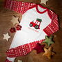 Christmas Tractor Sleepsuit, thumbnail 1 of 3