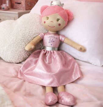 Personalised Princess Rag Doll, 3 of 6